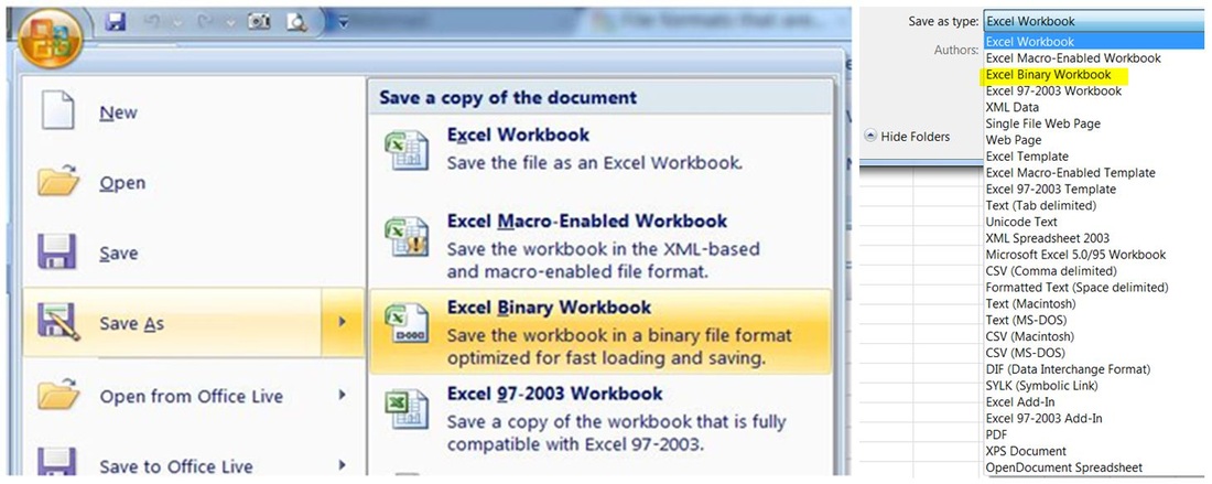 Viewing Infographic of Data compression How to save as binary Excel workbook Spreadsheet1 Excel Data ...