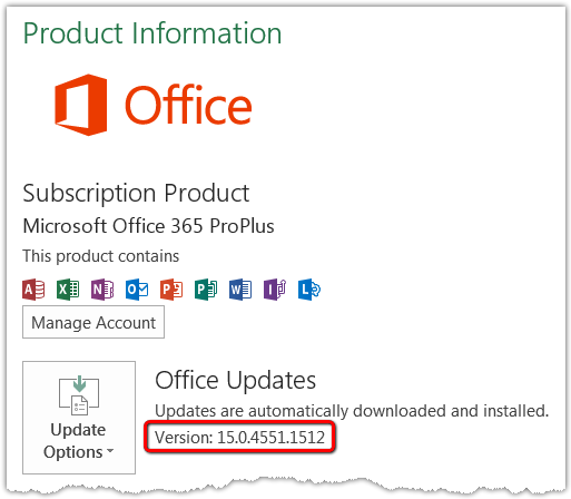 office 2013 version service pack