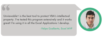 Testimonial for Project is Unviewable+ VBA for Excel