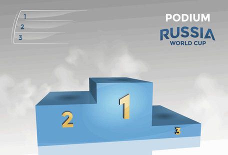 World Cup 2018 Free Sweepstake kit Podium