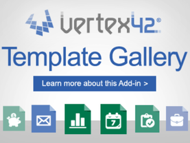 Vertex42 template gallery Excel VBA Add-in