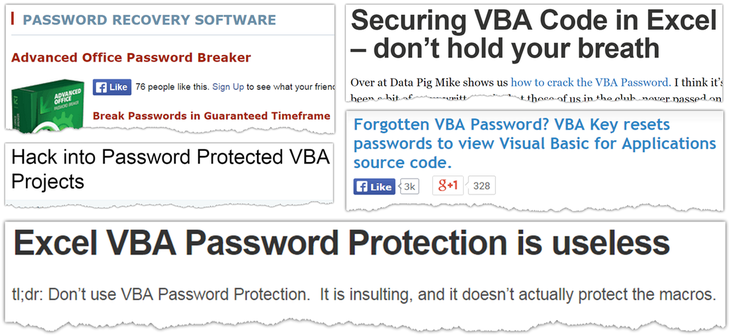 Hack VBA password